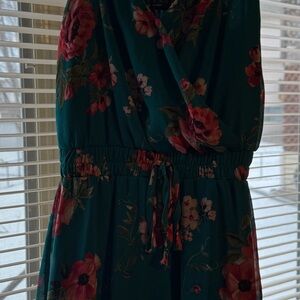 Floral Sleeveless Romper